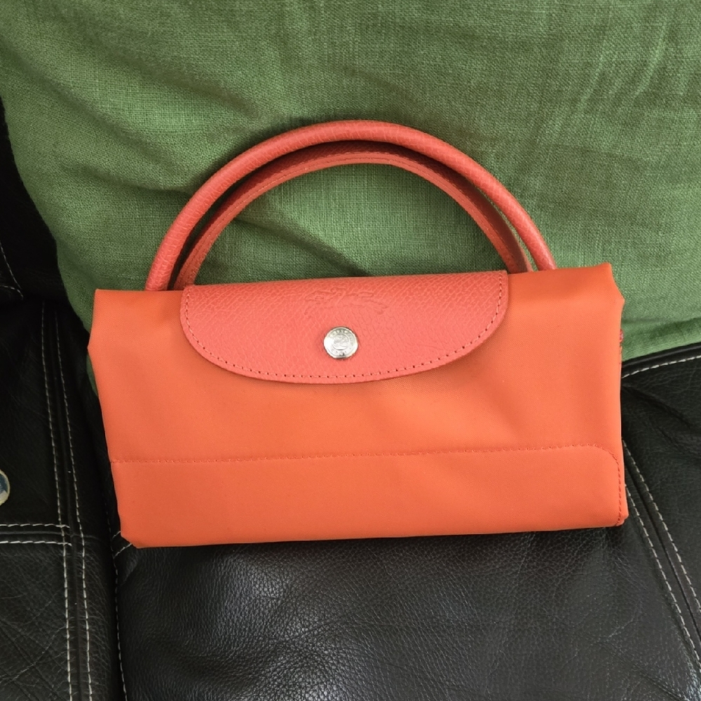 Longchamp Orange Travel Bag